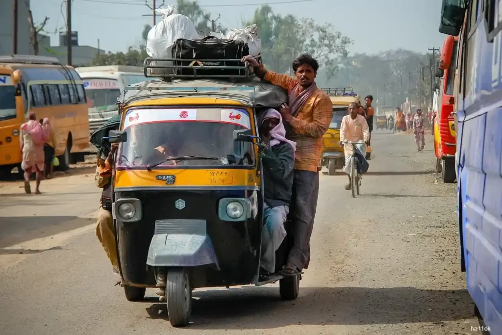 rickshaw in India